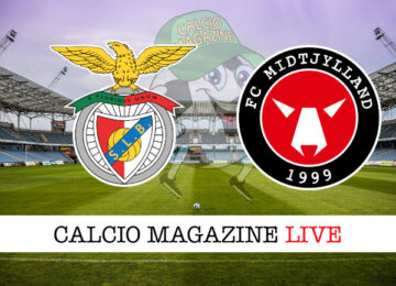 Benfica Midtjylland cronaca diretta live risultato in tempo reale