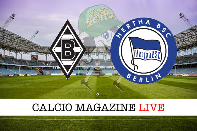 Borussia Monchengladbach Hertha Berlino cronaca diretta live risultato in tempo reale