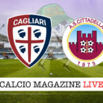 Cagliari Cittadella cronaca diretta live risultato in tempo reale