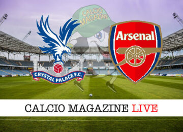 Crystal Palace Arsenal cronaca diretta live risultato in tempo reale