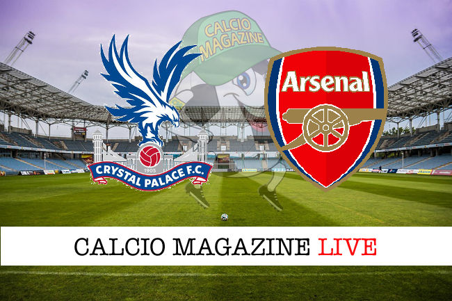 Crystal Palace Arsenal cronaca diretta live risultato in tempo reale