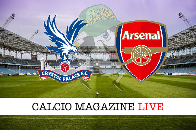 Crystal Palace Arsenal cronaca diretta live risultato in tempo reale