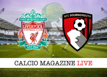 Liverpoool Bornemouth cronaca diretta live risultato in tempo reale