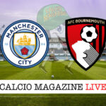 Manchester City Bournemouth cronaca diretta live risultato in tempo reale