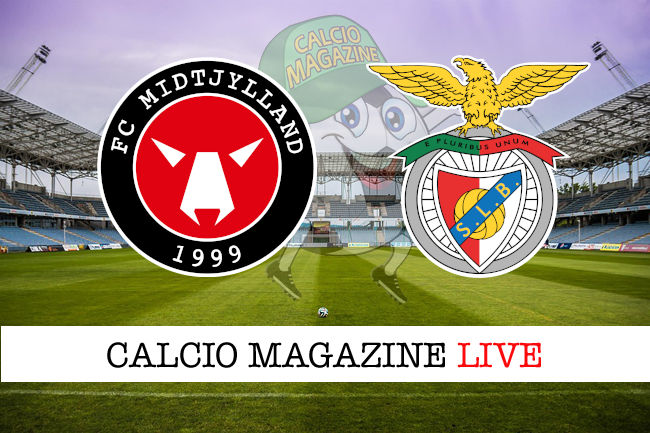 Midtjylland Benfica cronaca diretta live risultato in tempo reale
