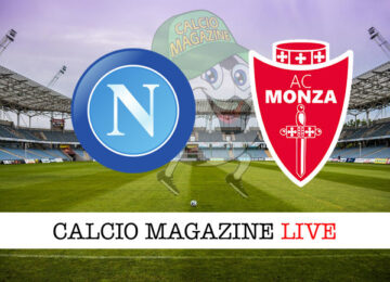 Napoli Monza cronaca diretta live risultato in tempo reale