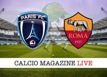 Paris FC Roma cronaca diretta live risultato in tempo reale