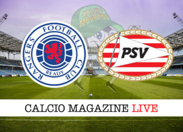 Rangers PSV cronaca diretta live risultato in tempo reale