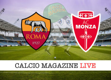 Roma Monza cronaca diretta live risultato in tempo reale