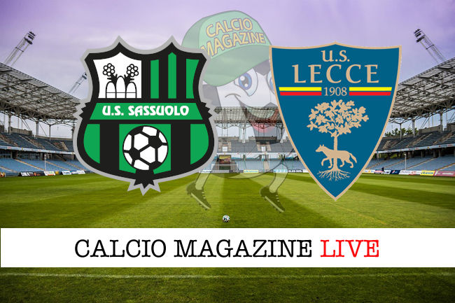 Sassuolo Lecce cronaca diretta live risultato in tempo reale