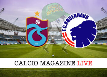 Trabzonspor Copenaghen cronaca diretta live risultato in tempo reale