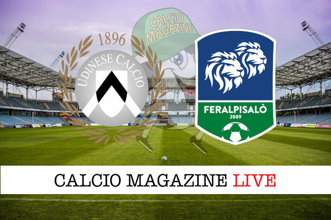 Udinese FeralpiSalò cronaca diretta live risultato in tempo reale