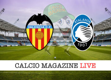 Valencia Atalanta cronaca diretta live risultato in tempo reale