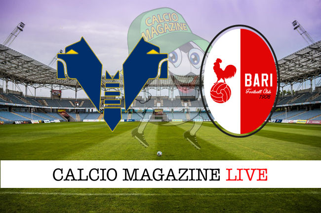 Hellas Verona Bari cronaca diretta live risultato in tempo reale