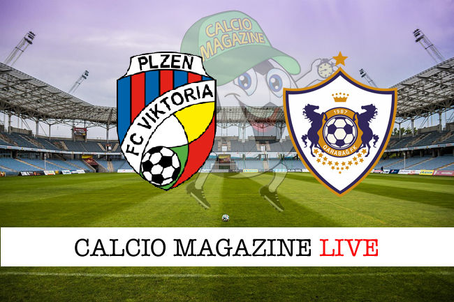 Viktoria Plzen Qarabag cronaca diretta live risultato in tempo reale