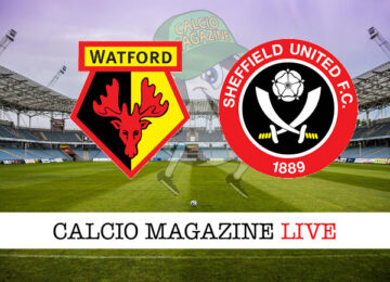 Watford Sheffield United cronaca diretta live risultato in tempo reale