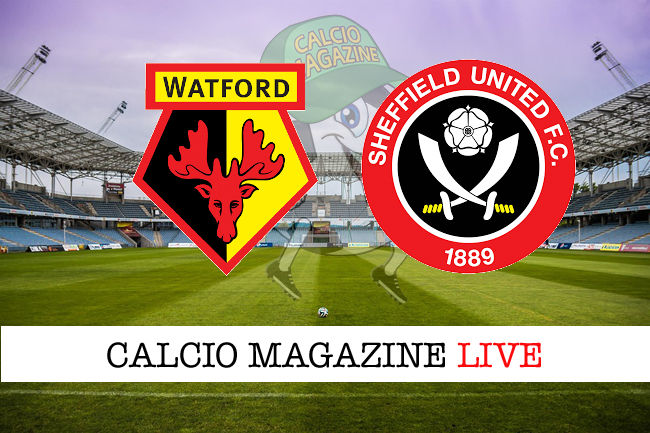 Watford Sheffield United cronaca diretta live risultato in tempo reale