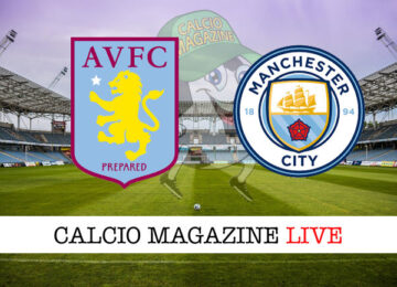 Aston Villa Manchester City cronaca diretta live risultato in tempo reale