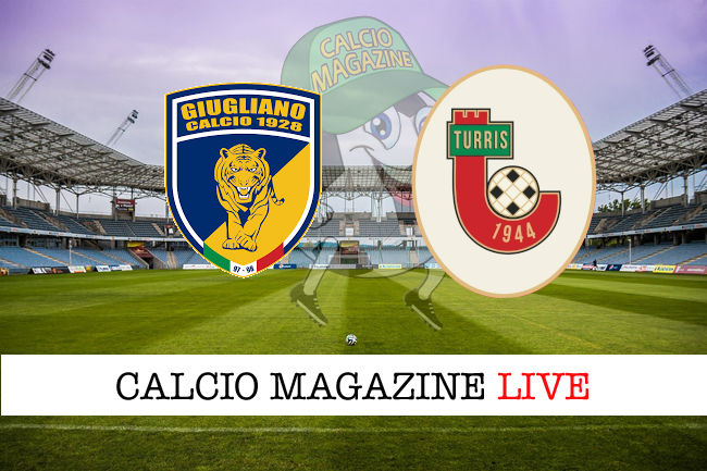 Calcio Giugliano Turris cronaca diretta live risultato in tempo reale