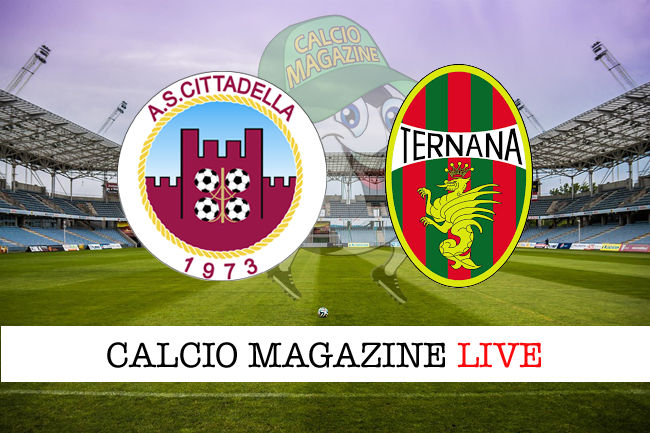 Cittadella Ternana cronaca diretta live risultato in tempo reale