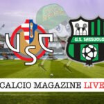 Cremonese Sassuolo cronaca diretta live risultato in tempo reale