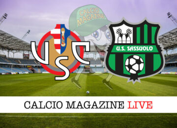 Cremonese Sassuolo cronaca diretta live risultato in tempo reale