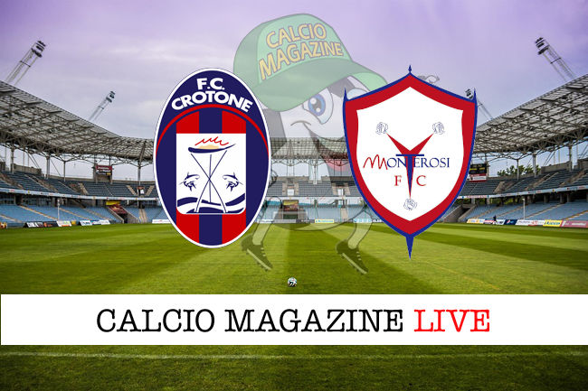 Crotone Monterosi Tuscia cronaca diretta live risultato in tempo reale