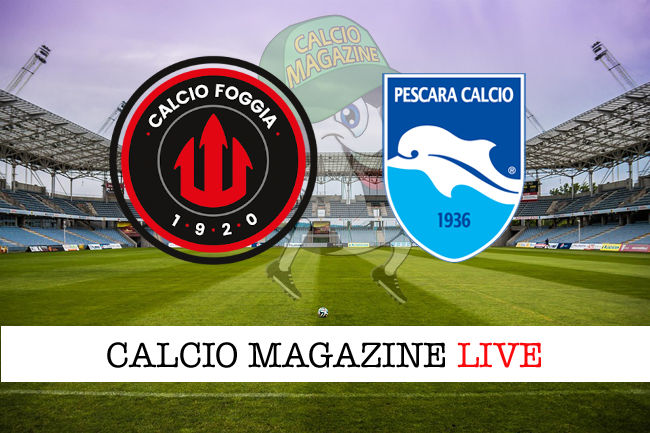 Foggia Pescara cronaca diretta live risultato in tempo reale