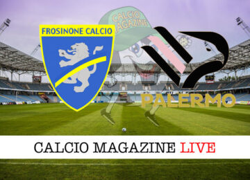 Frosinone Palermo cronaca diretta live risultato in tempo reale