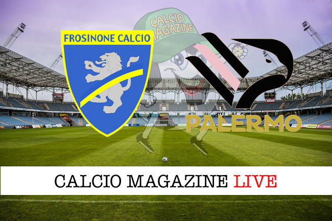 Frosinone Palermo cronaca diretta live risultato in tempo reale