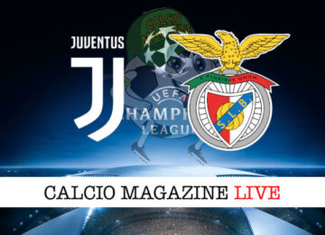 Juventus Benfica cronaca diretta live risultato in tempo reale
