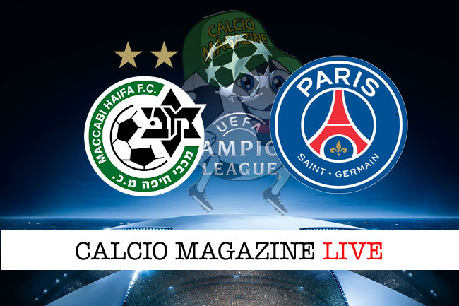 Maccabi Haifa PSG cronaca diretta live risultato in tempo reale