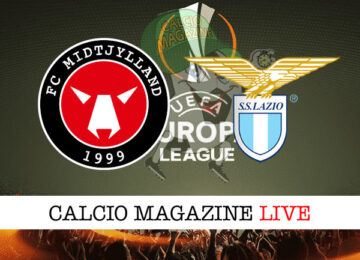 Midtjylland Lazio cronaca diretta live risultato in tempo reale