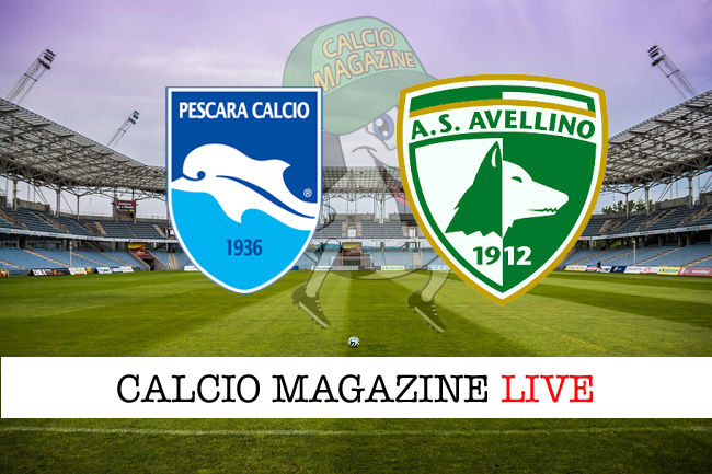 Pescara Avellino cronaca diretta live risultato in tempo reale