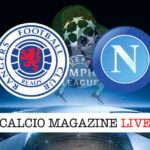 Rangers Napoli cronaca diretta live risultato in tempo reale