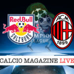 RB Salisburgo Milan cronaca diretta live risultato in tempo reale