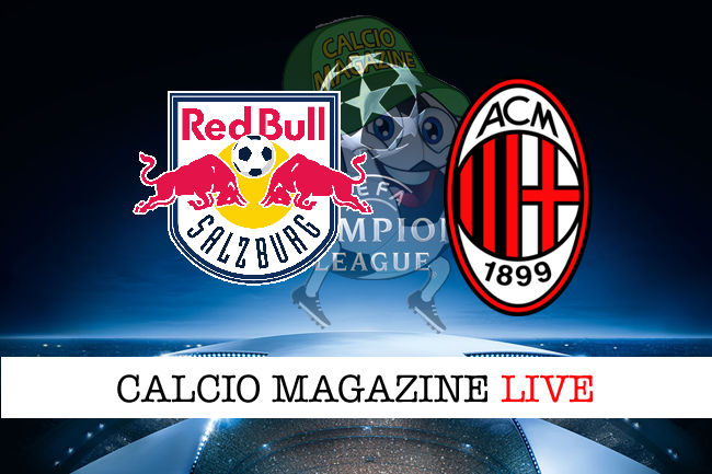 RB Salisburgo Milan cronaca diretta live risultato in tempo reale