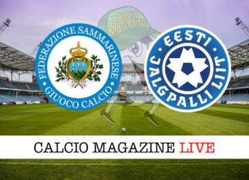San Marino Estonia cronaca diretta live risultato in tempo reale