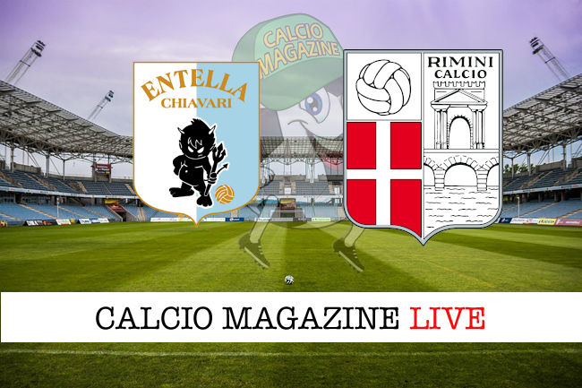 Virtus Entella Rimini cronaca diretta live risultato in tempo reale