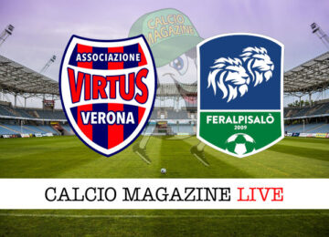 Virtus Verona FeralpiSalò cronaca diretta live risultato in tempo reale