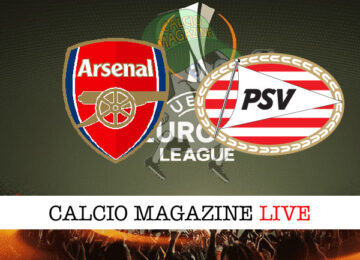 Arsenal PSV cronaca diretta live risultato in tempo reale