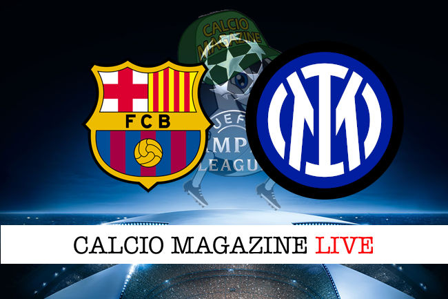 Barcellona Inter cronaca diretta live risultato in tempo reale