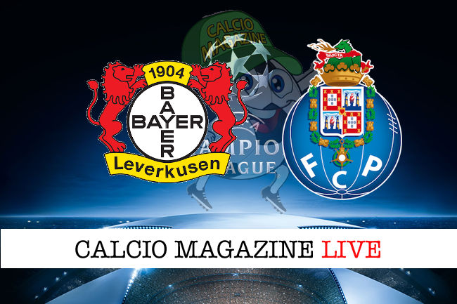 Bayer Leverkusen Porto cronaca diretta live risultato in tempo reale