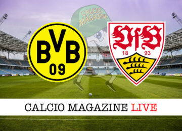 Borussia Dortmund Stoccarda cronaca diretta live risultato in tempo reale