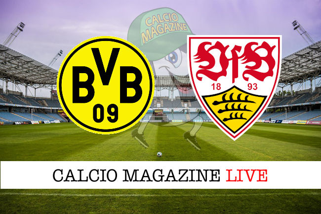 Borussia Dortmund Stoccarda cronaca diretta live risultato in tempo reale