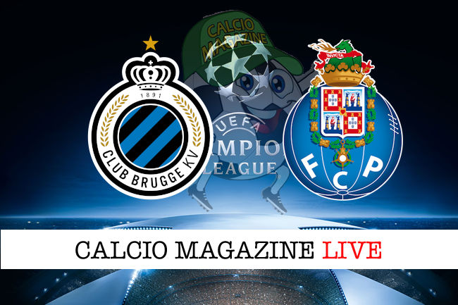 Club Brugge Porto cronaca diretta live risultato in tempo reale