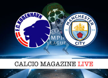 Copenaghen Manchester City cronaca diretta live risultato in tempo reale