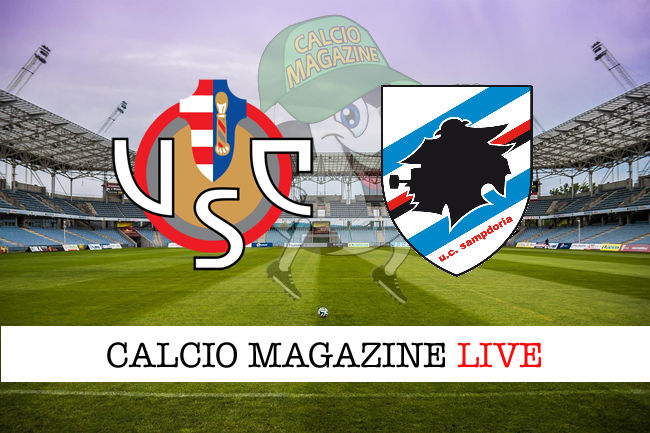 Cremonese Sampdoria cronaca diretta live risultato in tempo reale