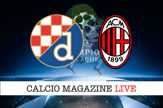 Dinamo Zagabria Milan cronaca diretta live risultato in tempo reale