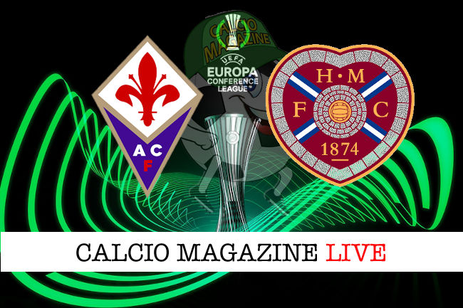 Fiorentina Hearts cronaca diretta live risultato in tempo reale